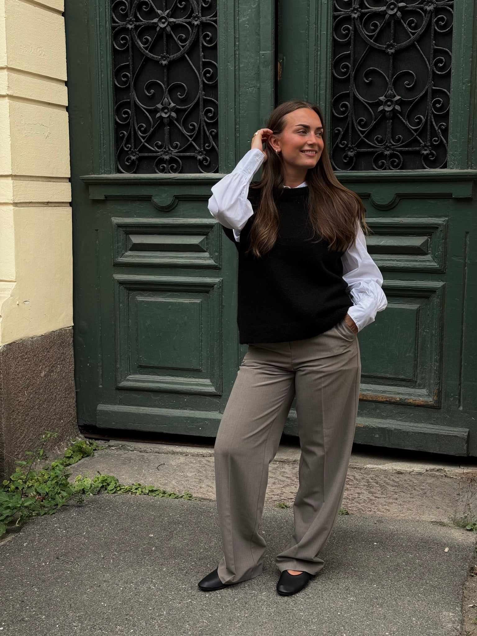 SLFLULU Knit Waistcoat - Black